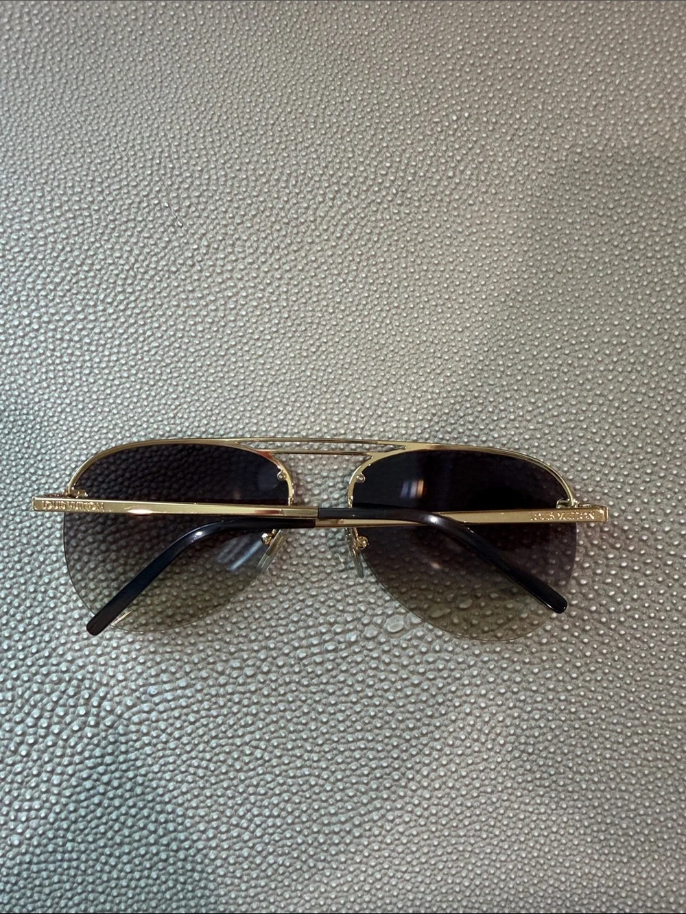 Louis Vuitton Aviator Sunglasses - Brown Gradient Lenses